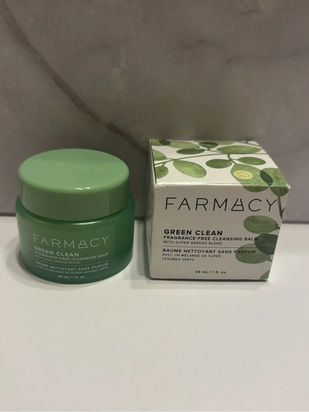 FARMACY Green Clean Fragrance-Free Cleansing Balm - 30 mL - New in Box
